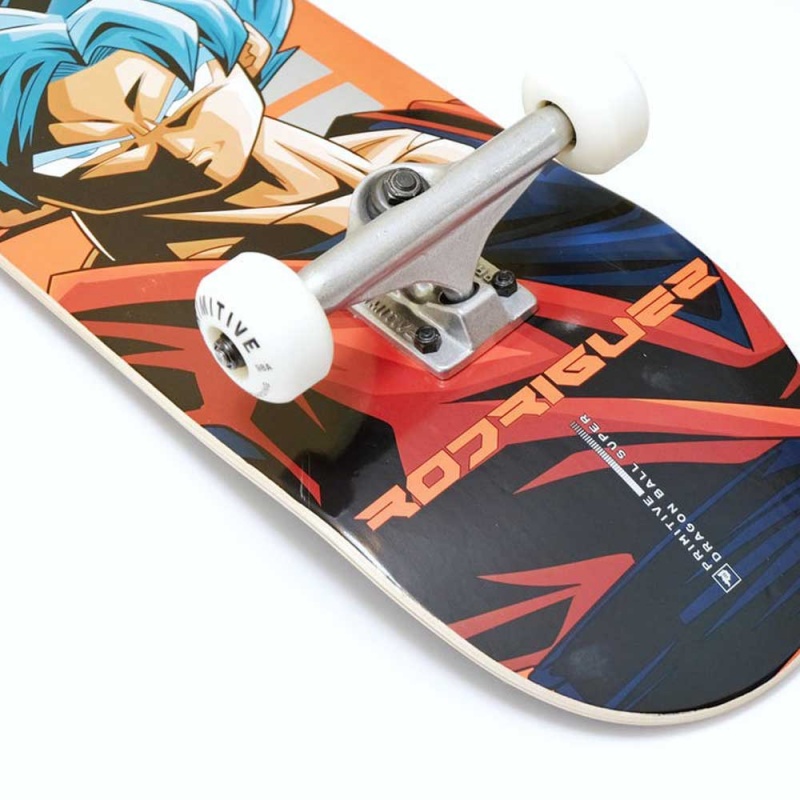 Skate Montado Primitive x Dragon Ball Z Paul Rodriguez Laranja