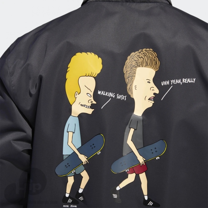 Quebra Vento Adidas Beavis & Butthead Preta