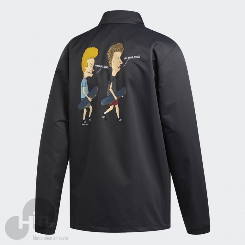 Quebra Vento Adidas Beavis & Butthead Preta