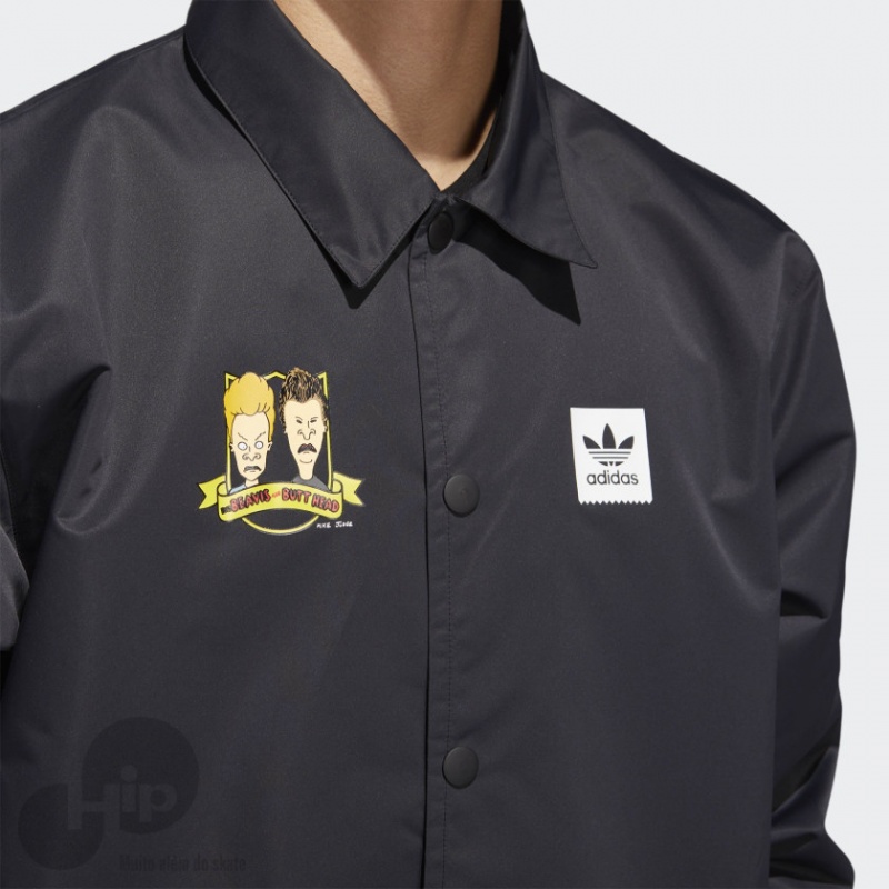 Quebra Vento Adidas Beavis & Butthead Preta