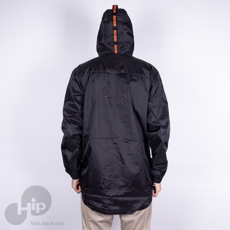 Quebra Vento New Era Utilitary Raincoat Preta