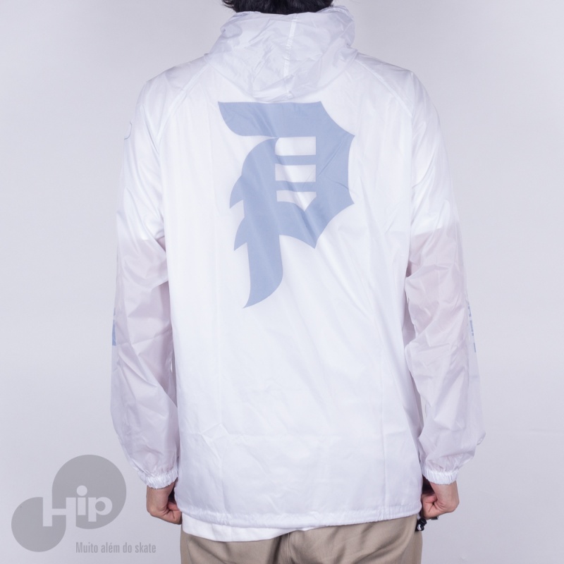 Quebra Vento Primitive Meta Anorak Branco