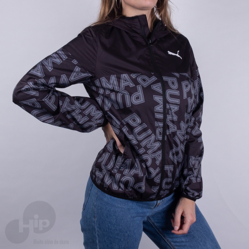 Quebra Vento Puma Essentials Aop Preta