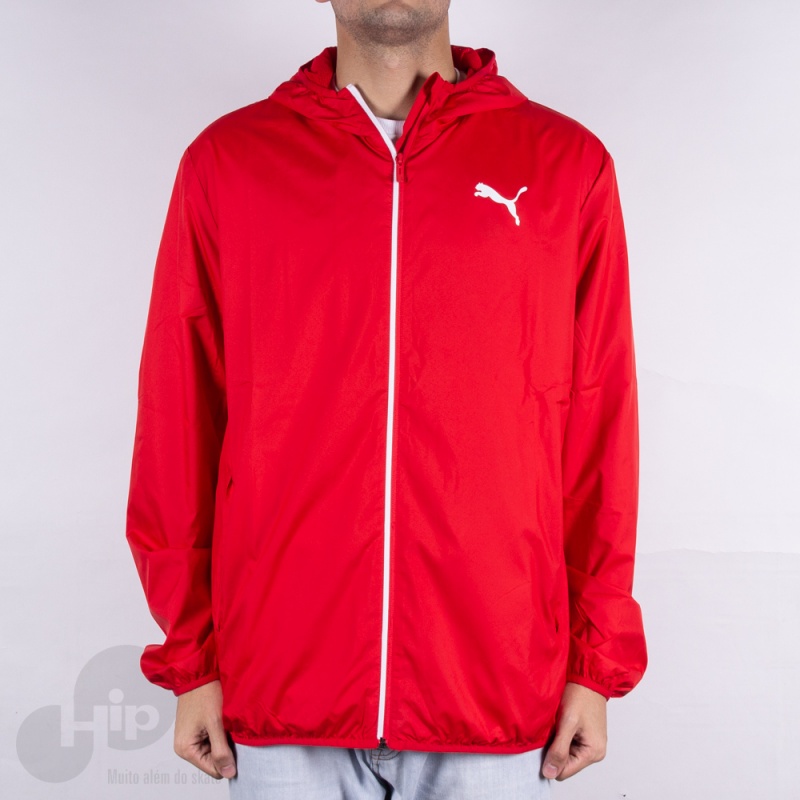 Quebra Vento Puma Essentials Solid Vermelho