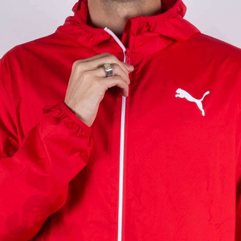 Quebra Vento Puma Essentials Solid Vermelho