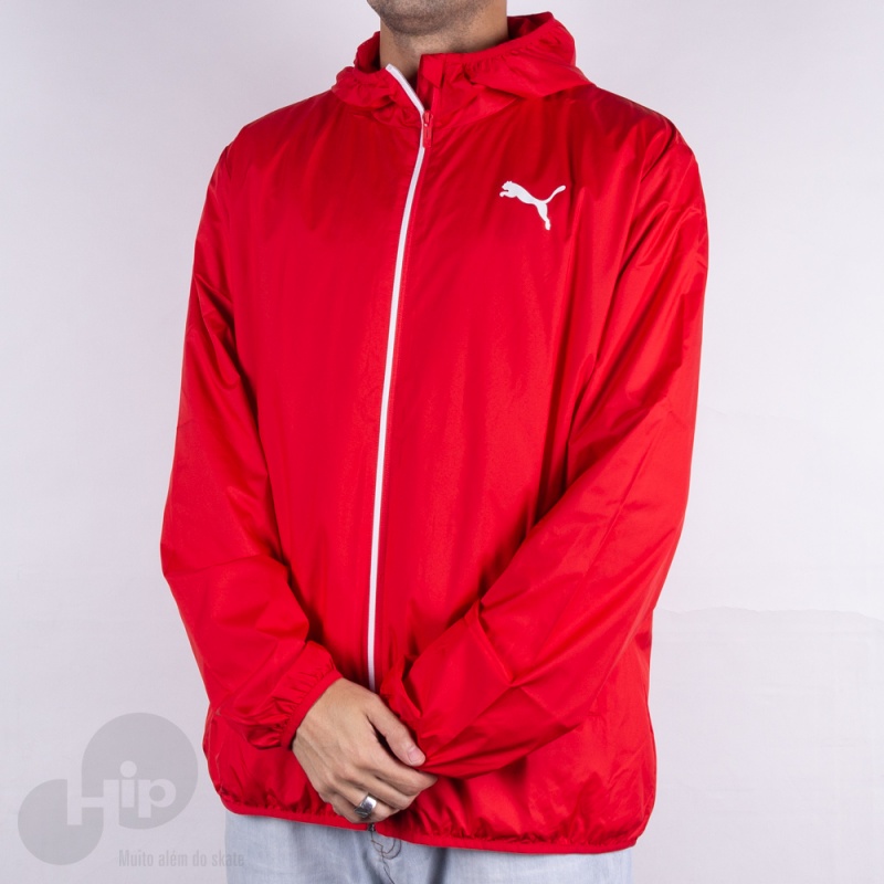 Quebra Vento Puma Essentials Solid Vermelho