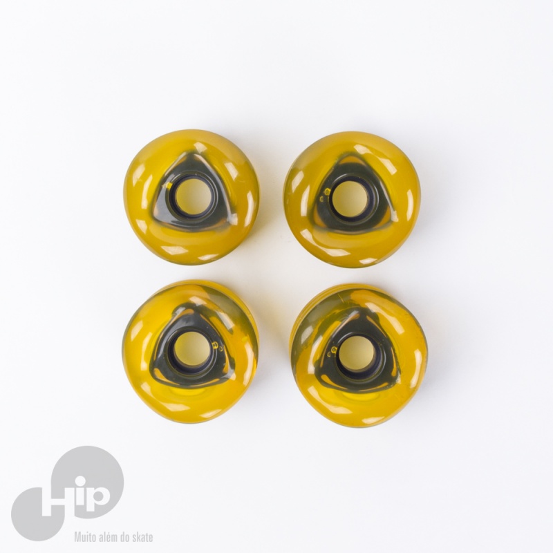 Roda Shark Wheels Inversiones 70Mm Amarela