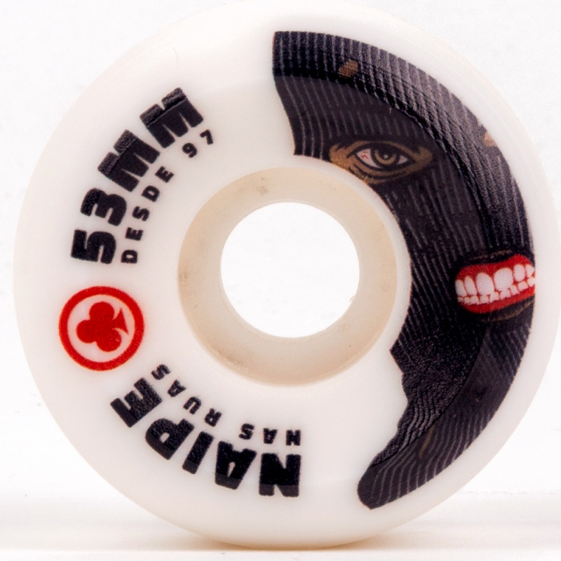 Roda Naipe 53mm 101A Cnica Balaclava Branco