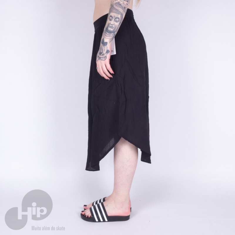 Saia Rip Curl Kelly Mid Skirt Preta
