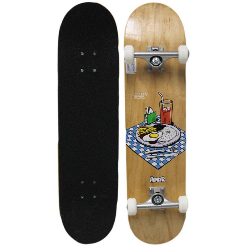 Skate Montado Hondar Pro Model Roberto Souza Bege