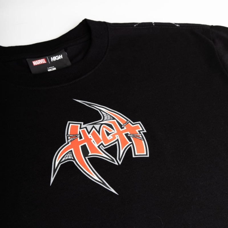 Camiseta High Spiderman Preto