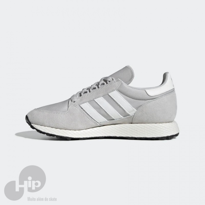 Tnis Adidas Forest Grove Cinza Claro