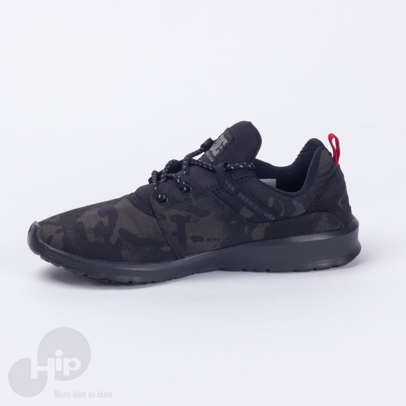 Tnis Dc Shoes Heathrow Tx Kco Camuflado Preto