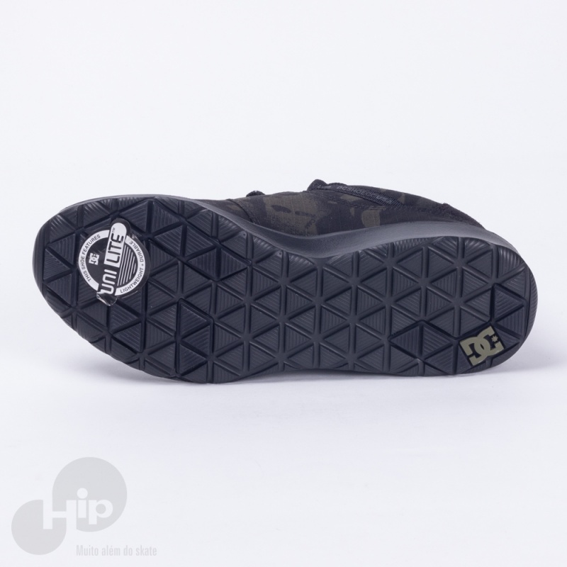 Tnis Dc Shoes Heathrow Tx Kco Camuflado Preto