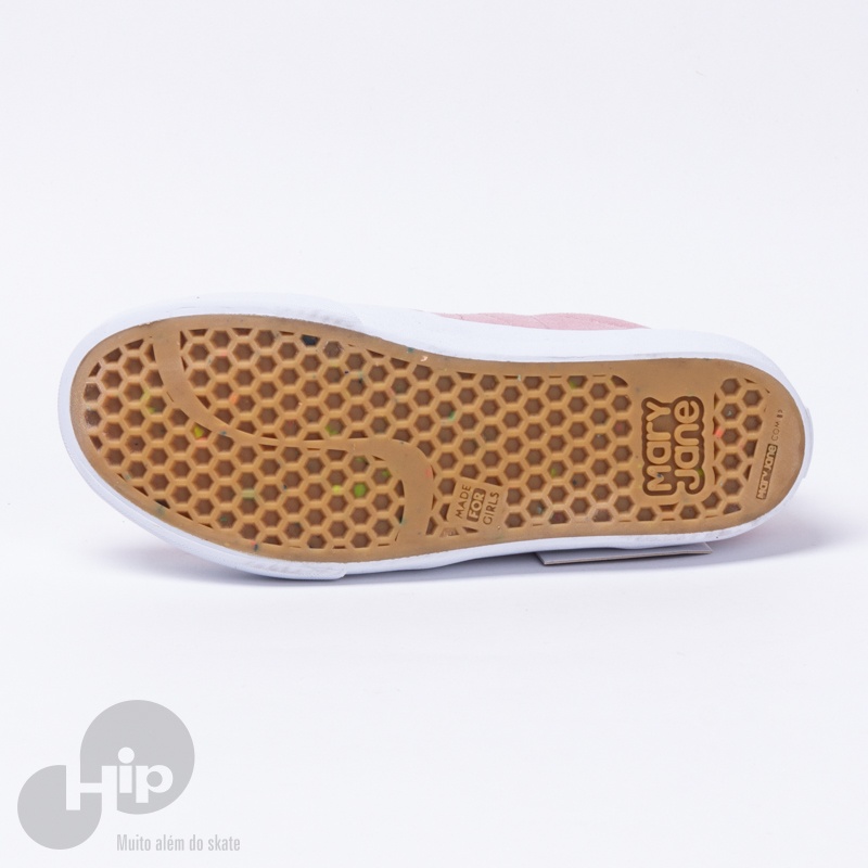 Tnis Mary Jane Crew Suede Rosa