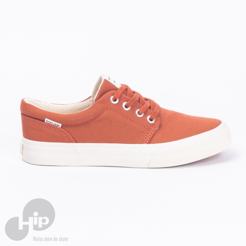 Tnis Mary Jane Insta Cotton Mj-5425 Laranja