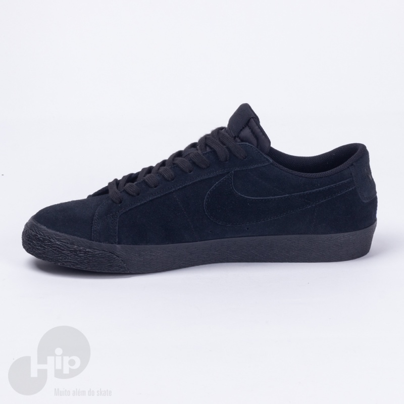 Nike sb blazer low deals all black