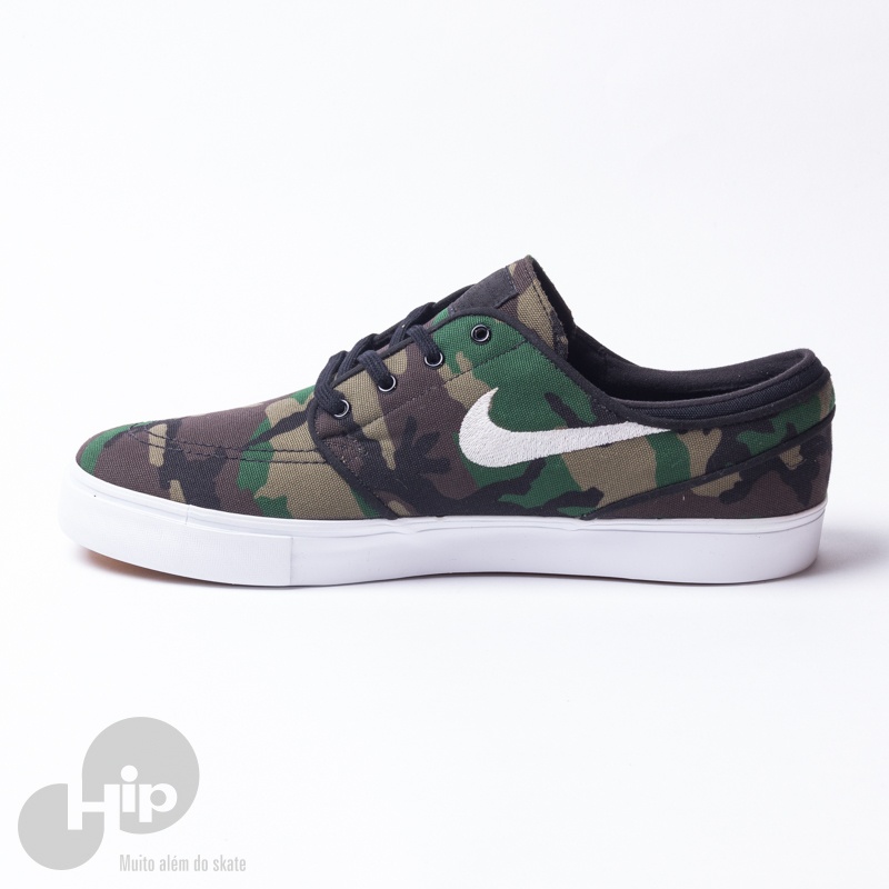 Tnis Nike Sb Stefan Janoski Canvas Camuflado Verde