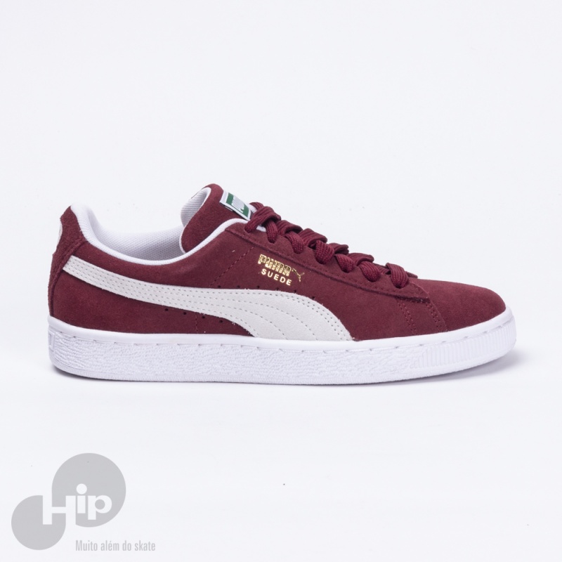 puma suede feminino vinho