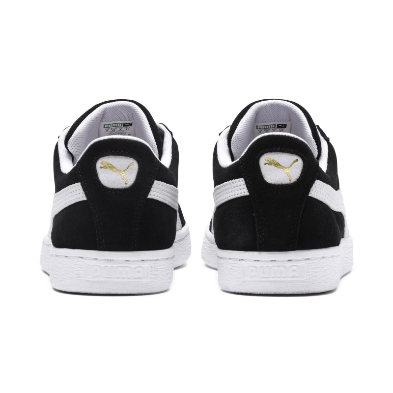 puma suede preto e branco