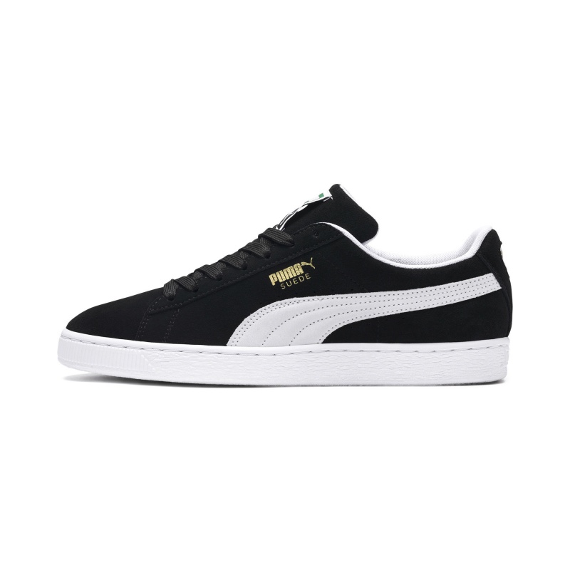 puma suede cadarço branco