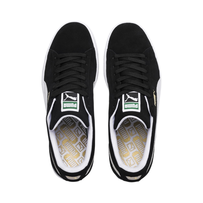 tenis puma suede preto e branco