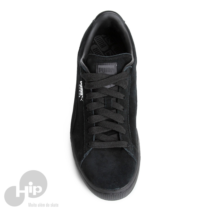 puma suede classic preto feminino