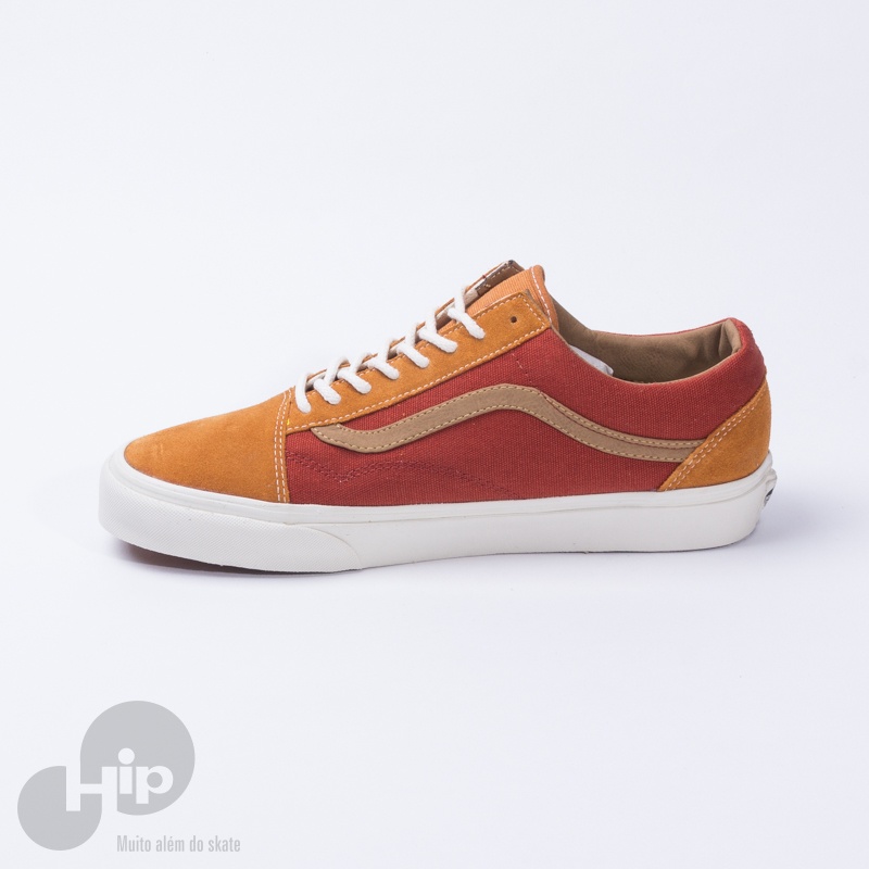 Tenis vans old skool sales laranja
