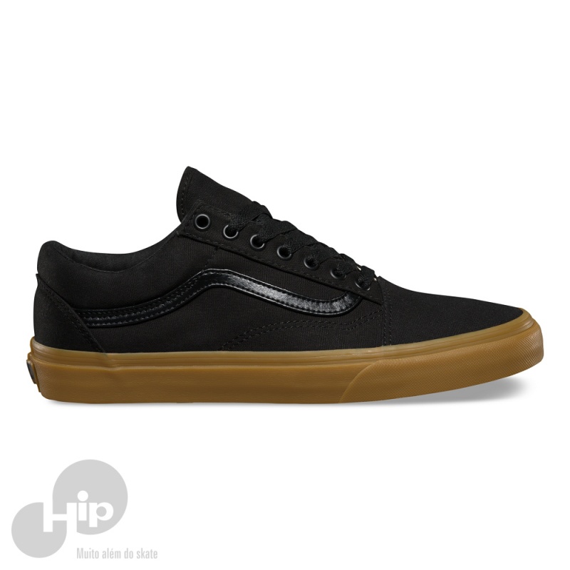 Tnis Vans Old Skool Canvas Gum Preto