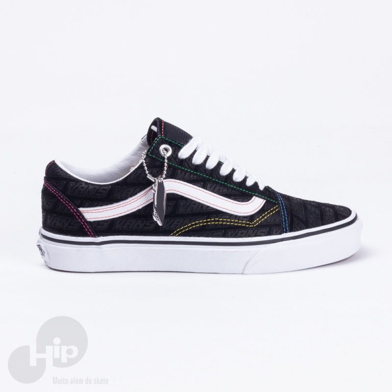 Tnis Vans Old Skool Emboss Preto/Branco