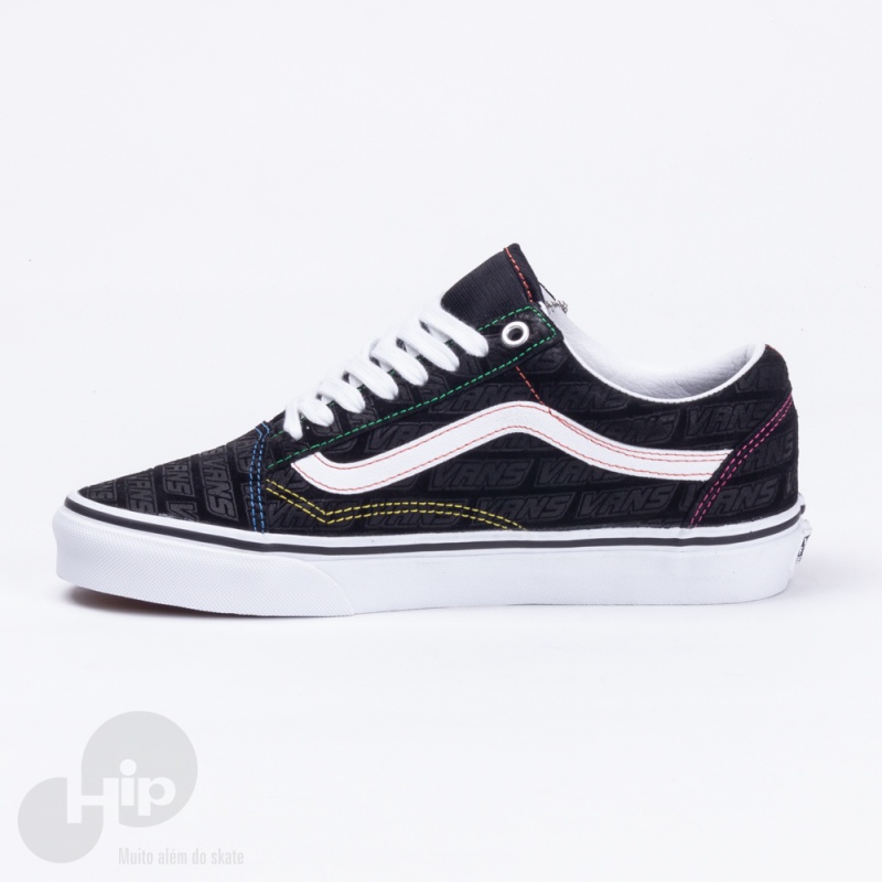 Tnis Vans Old Skool Emboss Preto/Branco