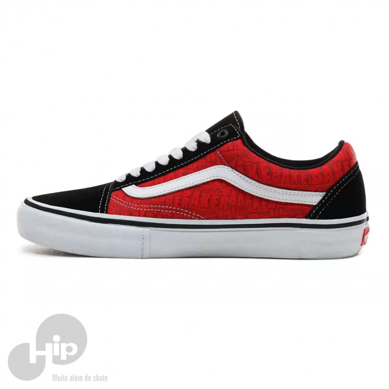 Tnis Vans Old Skool Pro Baker Vermelho