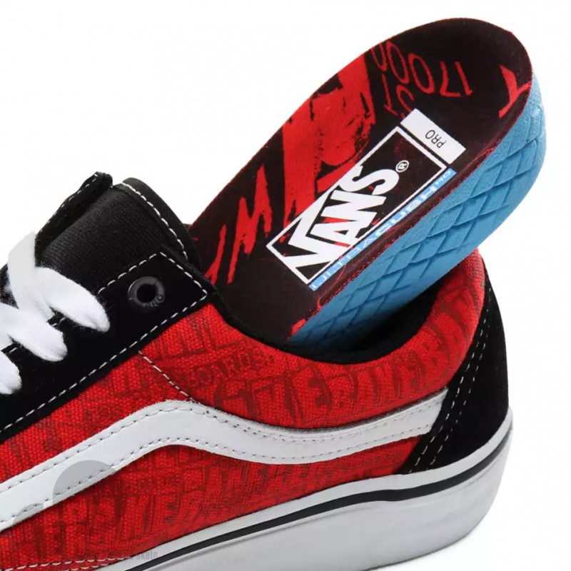 Tnis Vans Old Skool Pro Baker Vermelho