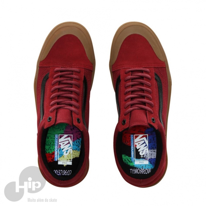 Tnis Vans Old Skool Pro Ty Morrow Bmx Vermelho