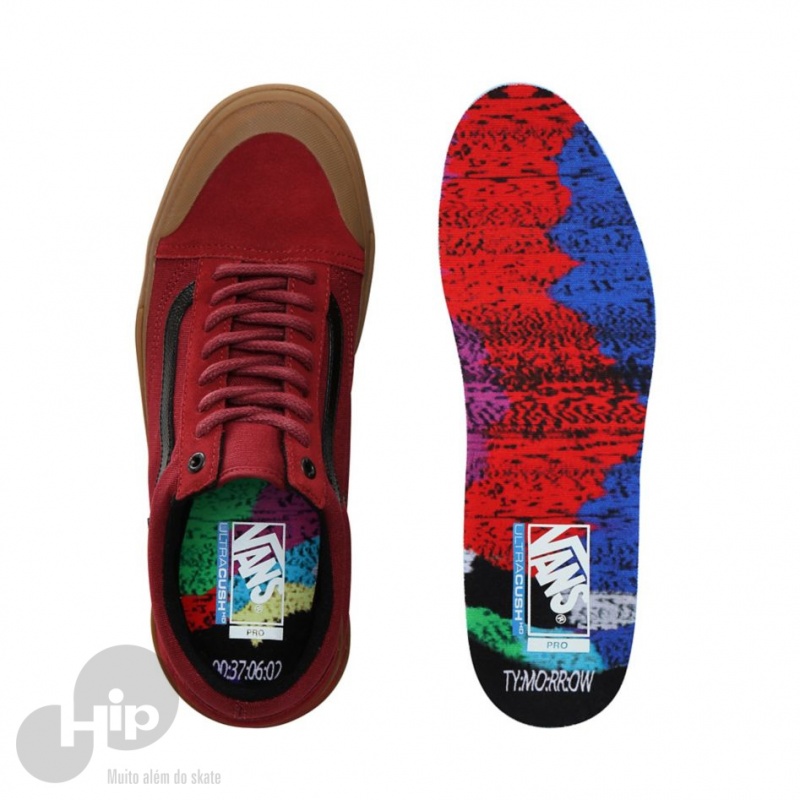 Tnis Vans Old Skool Pro Ty Morrow Bmx Vermelho