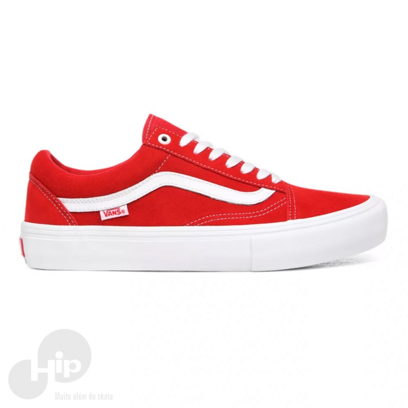 vans vermelho plataforma