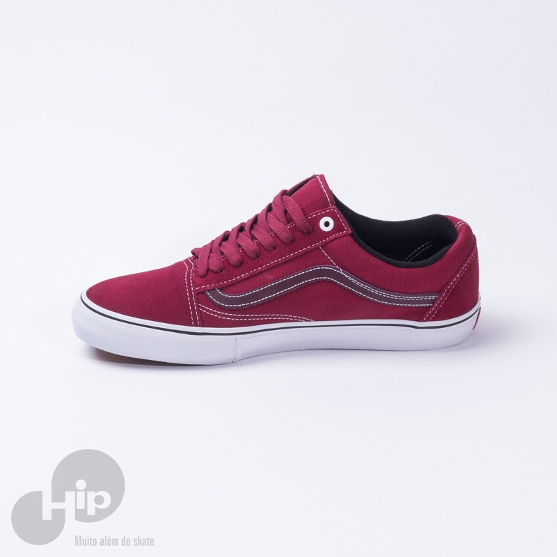 vans old skool vermelho e preto