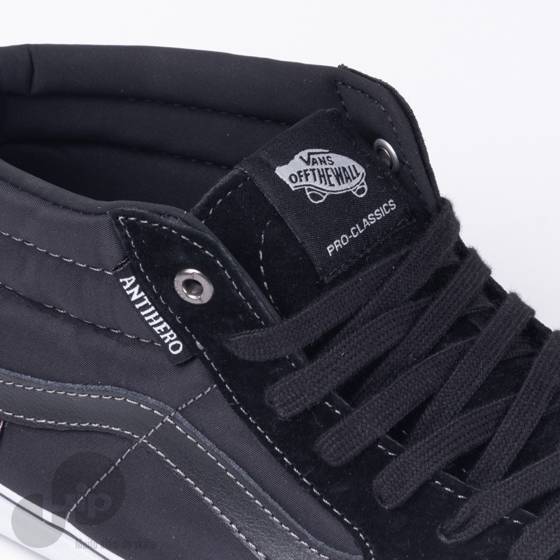 tênis vans sk8 mid preto pro