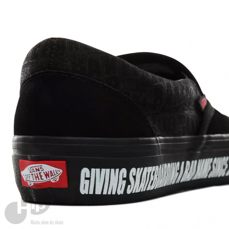 Tnis Vans Slip-On Pro Baker Preto