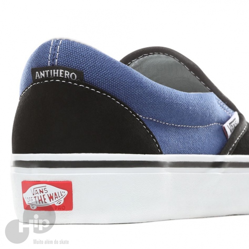 Tnis Vans Slip-On Pro Chris Pfanner Anti Hero Preto