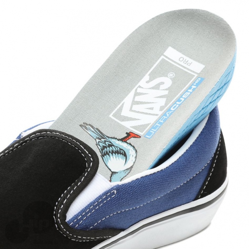 Tnis Vans Slip-On Pro Chris Pfanner Anti Hero Preto