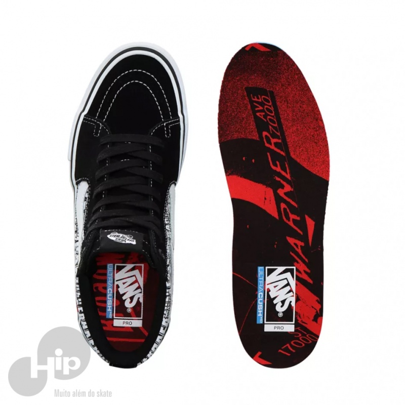 Tnis Vans X Baker Sk8-Hi Pro Preto