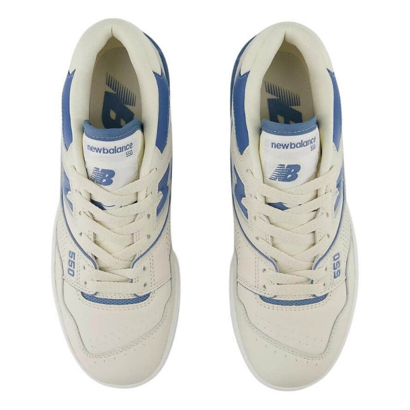 Tnis New Balance 550 Bege e Azul 