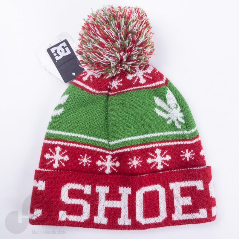 Touca Dc Shoes Xmas Puff Vermelha