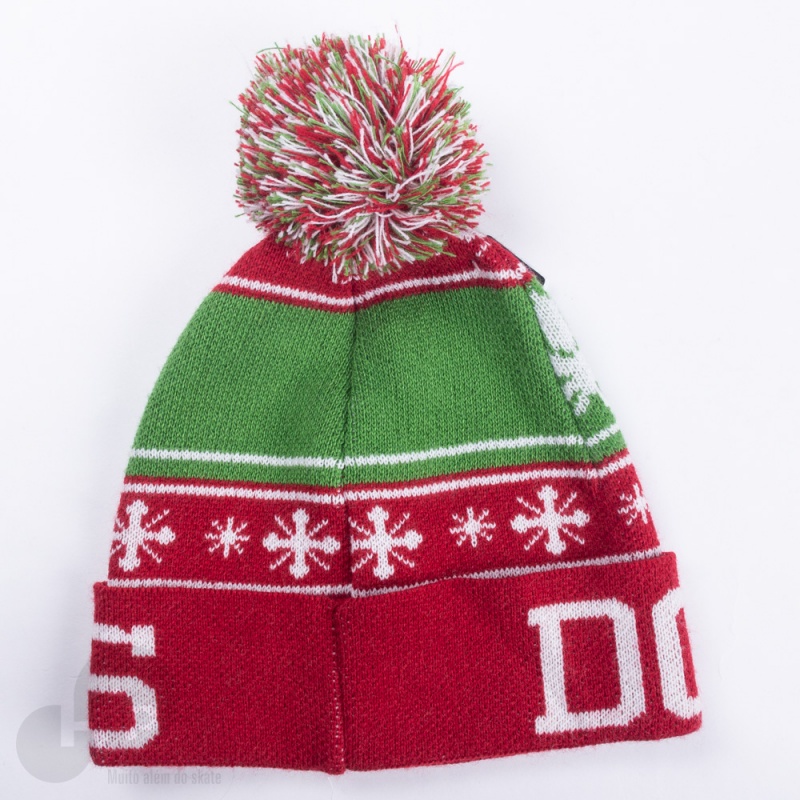 Touca Dc Shoes Xmas Puff Vermelha