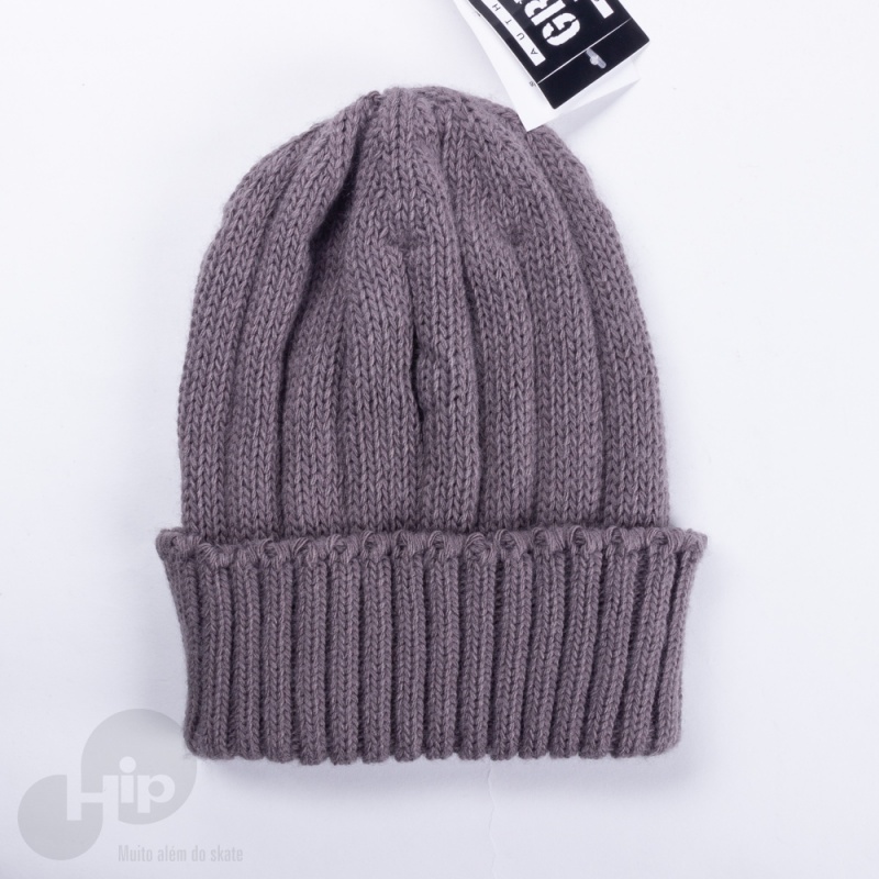 Touca Grizzly Stamp Beanie Cinza Escuro