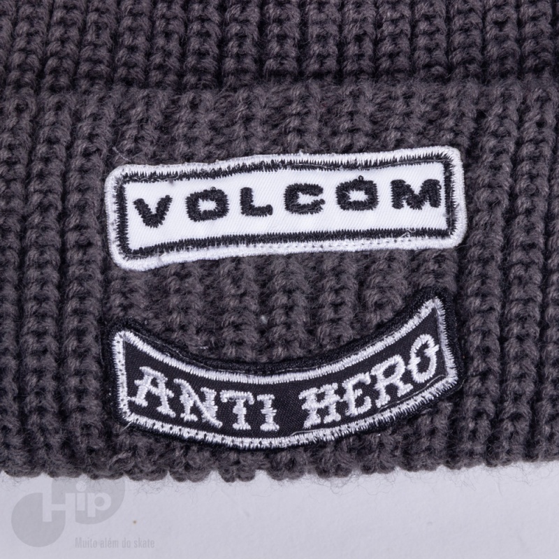 Touca Volcom X Antihero Cinza Escuro