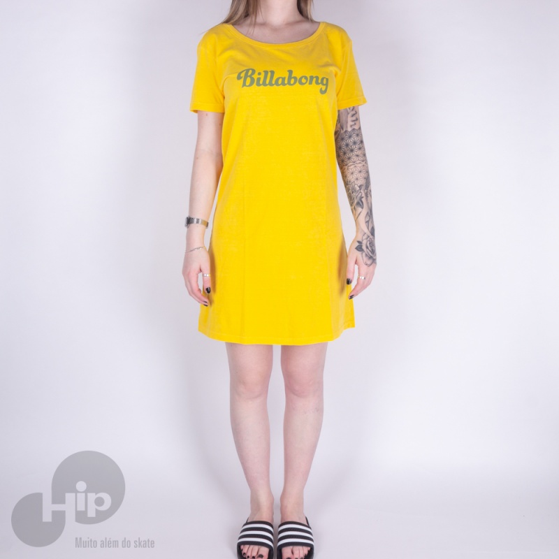 Vestido Billabong Tropic Summer Amarelo