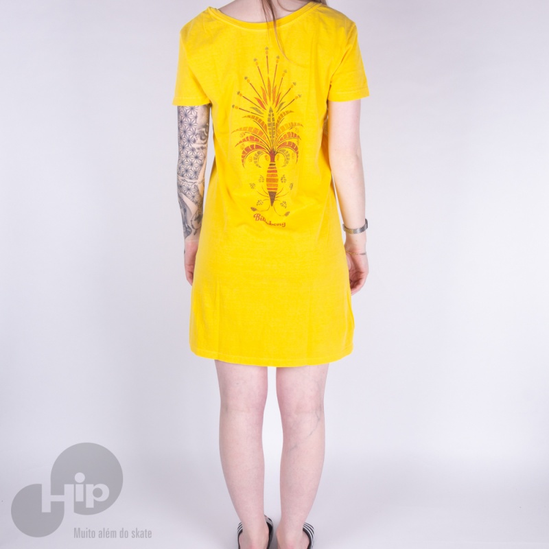 Vestido Billabong Tropic Summer Amarelo