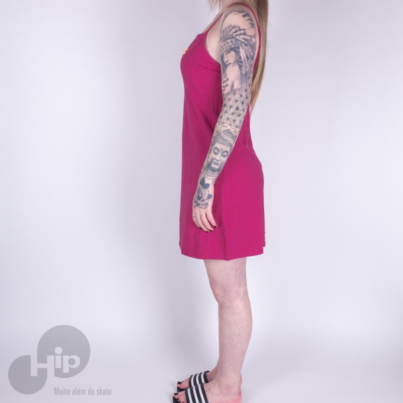 Vestido Billabong Tropic Vitamin Vinho